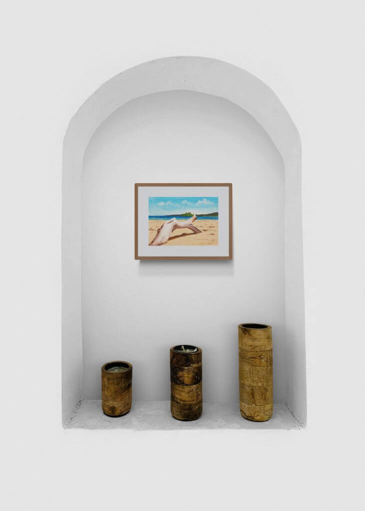 Embleton Beach 5 - Driftwood - Rhia Janta - Cooper Fine Art