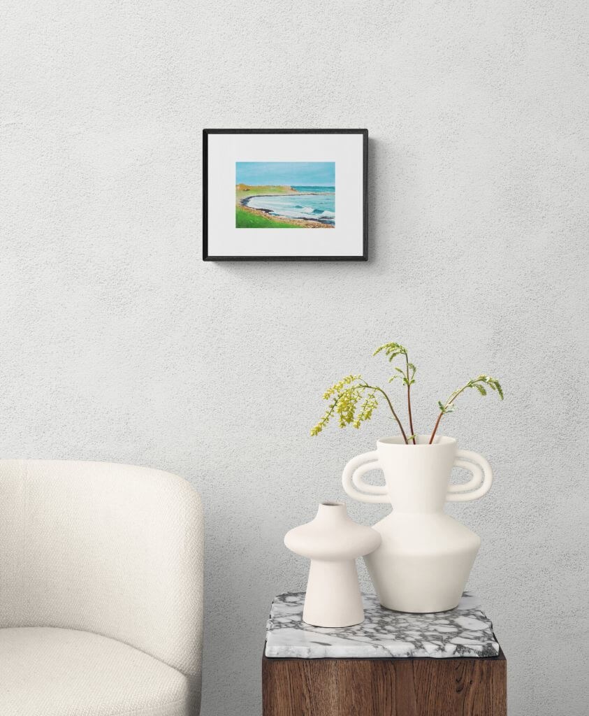 Sketch of Embleton Beach 7, Northumberland - Rhia Janta - Cooper Fine Art