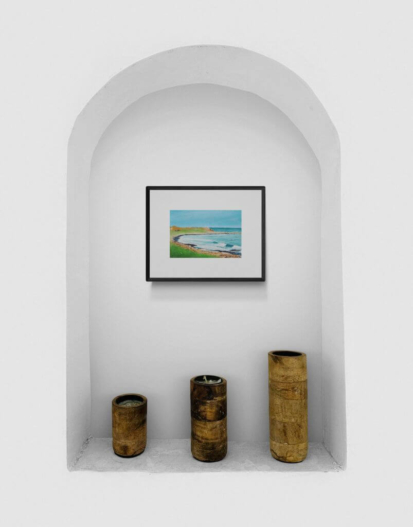 Sketch of Embleton Beach 7, Northumberland - Rhia Janta - Cooper Fine Art