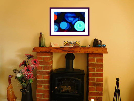 Abstract Truck in Bokeh - original painting - Rhia Janta-Cooper Fine Art as wall decor