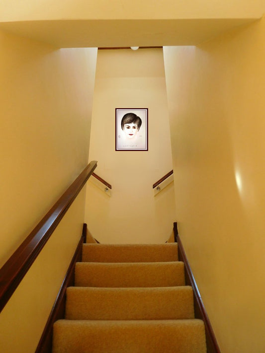 Beautiful Face, A Portrait of Audrey Tautou - Rhia Janta-Cooper Fine Art