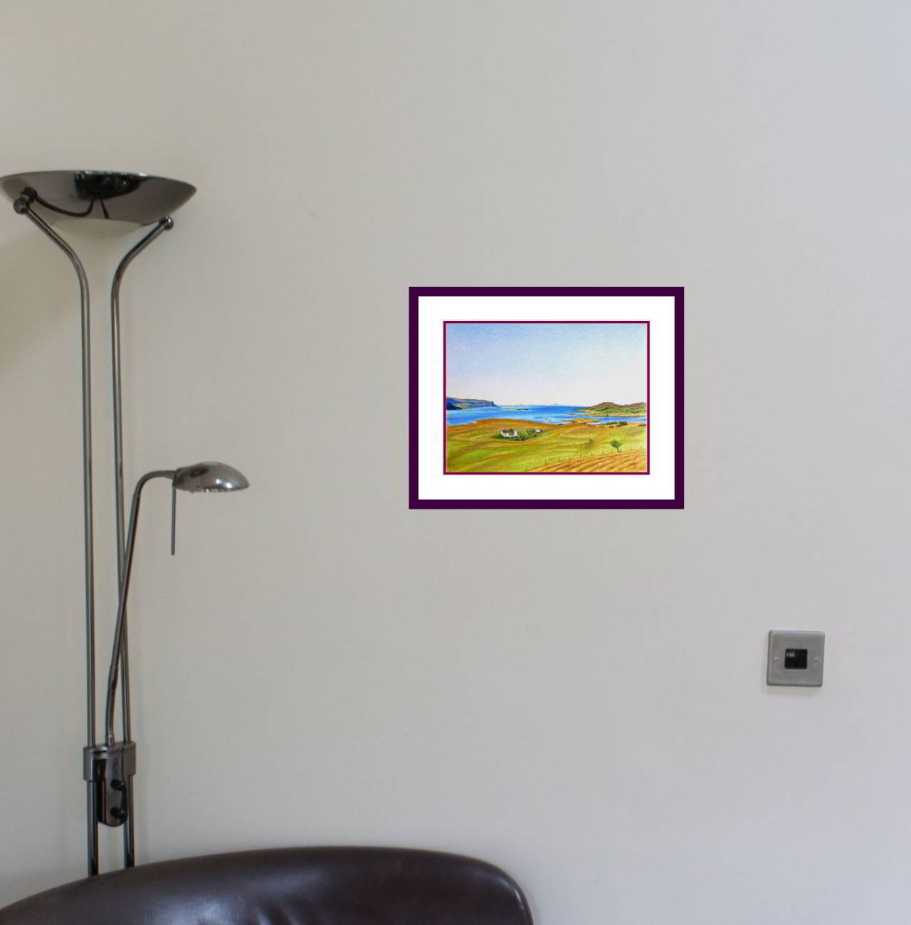 Croft at the End of the Road, original drawing - Rhia Janta-Cooper Fine Art