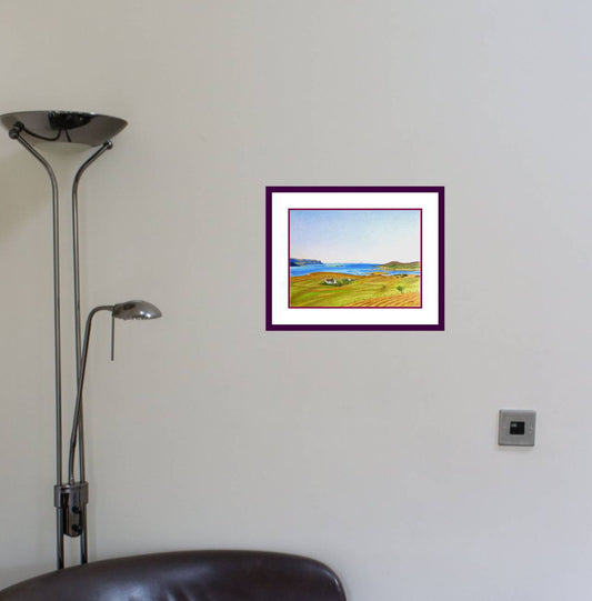 Croft at the End of the Road, original drawing - Rhia Janta-Cooper Fine Art