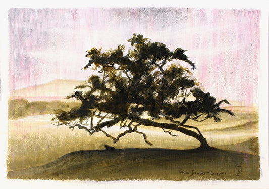 Memorable Tree, painting in acrylic - Rhia Janta-Cooper Fine Art