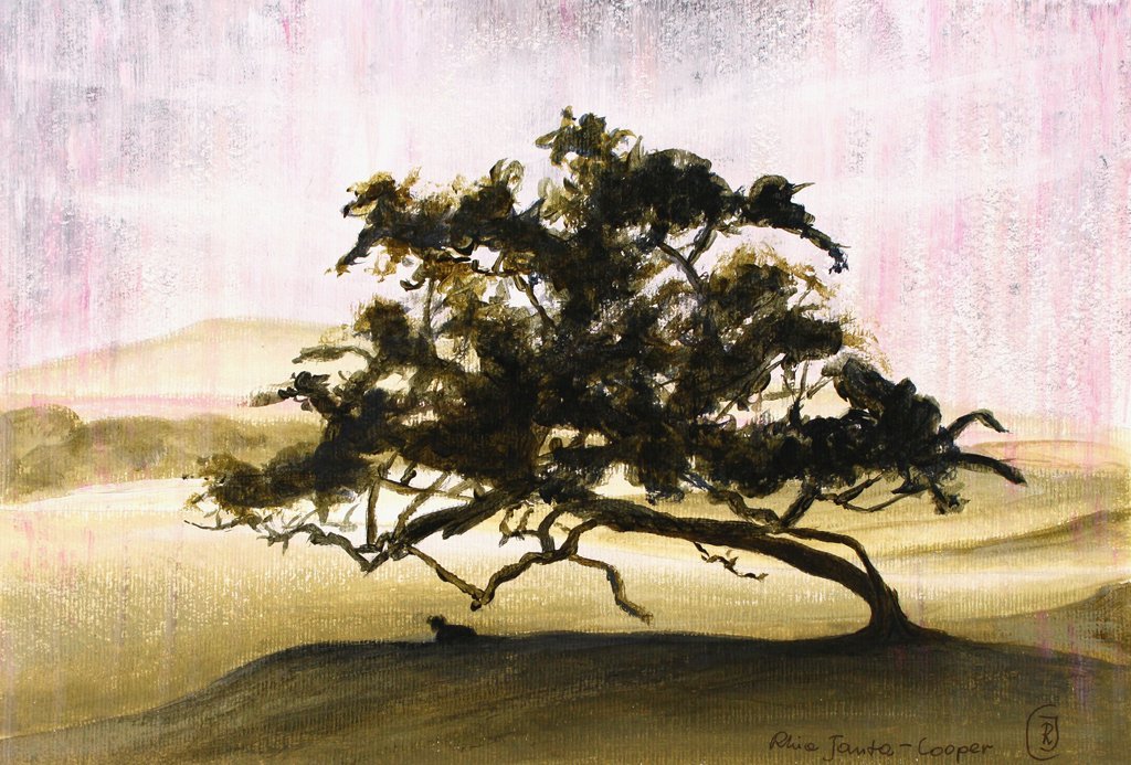 Memorable Tree, painting in acrylic - Rhia Janta-Cooper Fine Art
