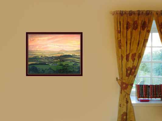 Sunset Landscape Close to Bellingham - Rhia Janta-Cooper Fine Art