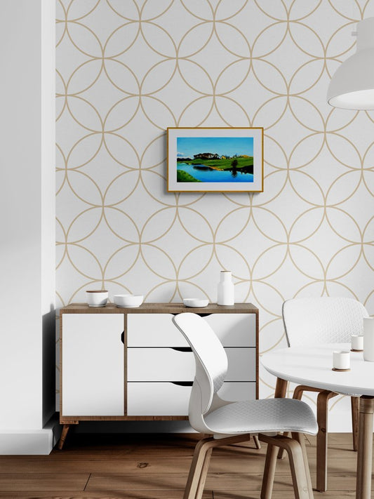 The Serene Painting of River Aire - Rhia Janta-Cooper Fine Art