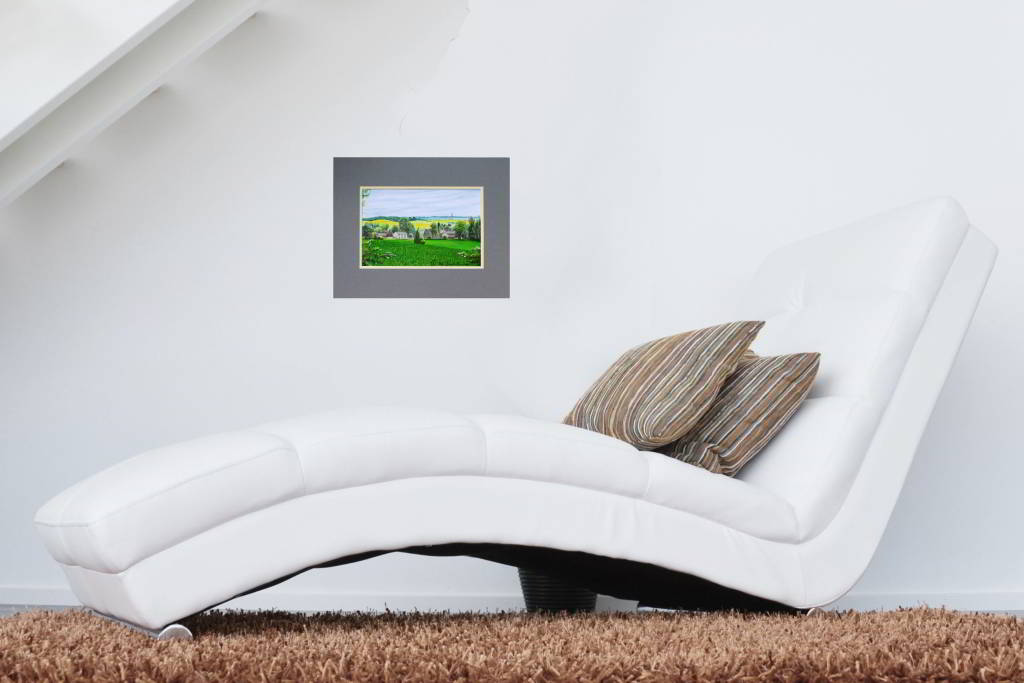 View at Carleton from Rookeries, original work of art - Rhia Janta-Cooper Fine Art