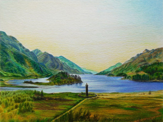Timeless Charm of Glenfinnan in My Artwork - Rhia Janta-Cooper Fine Art