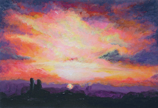 Unveiling the Magic of Purple Sky Sunsets - Rhia Janta-Cooper Fine Art