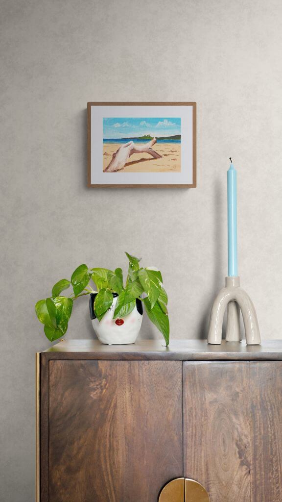Embleton Beach 5 - Driftwood - Rhia Janta - Cooper Fine Art