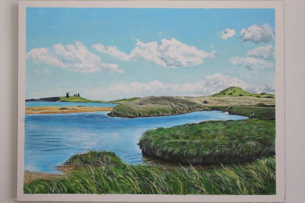 Embleton Beach 6, original painting - Rhia Janta - Cooper Fine Art