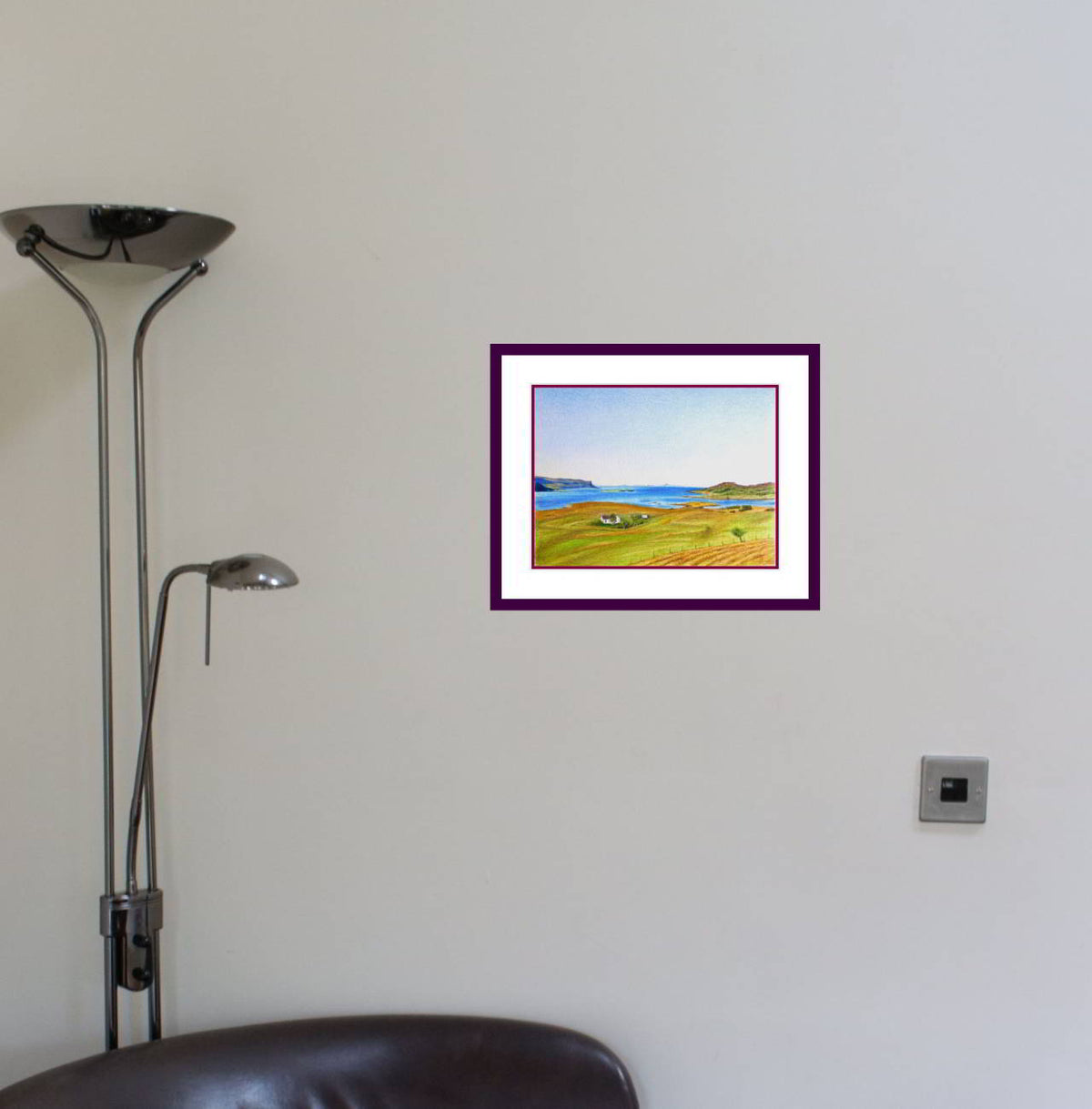 Croft at the End of the Road, original drawing - Rhia Janta-Cooper Fine Art