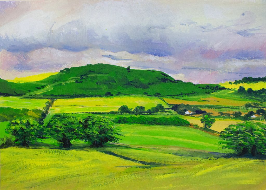 Scotland is not Far Away original painting - Rhia Janta-Cooper Fine Art