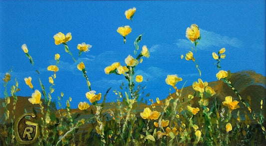 Spring Feeling - small painting - Rhia Janta-Cooper Fine Art