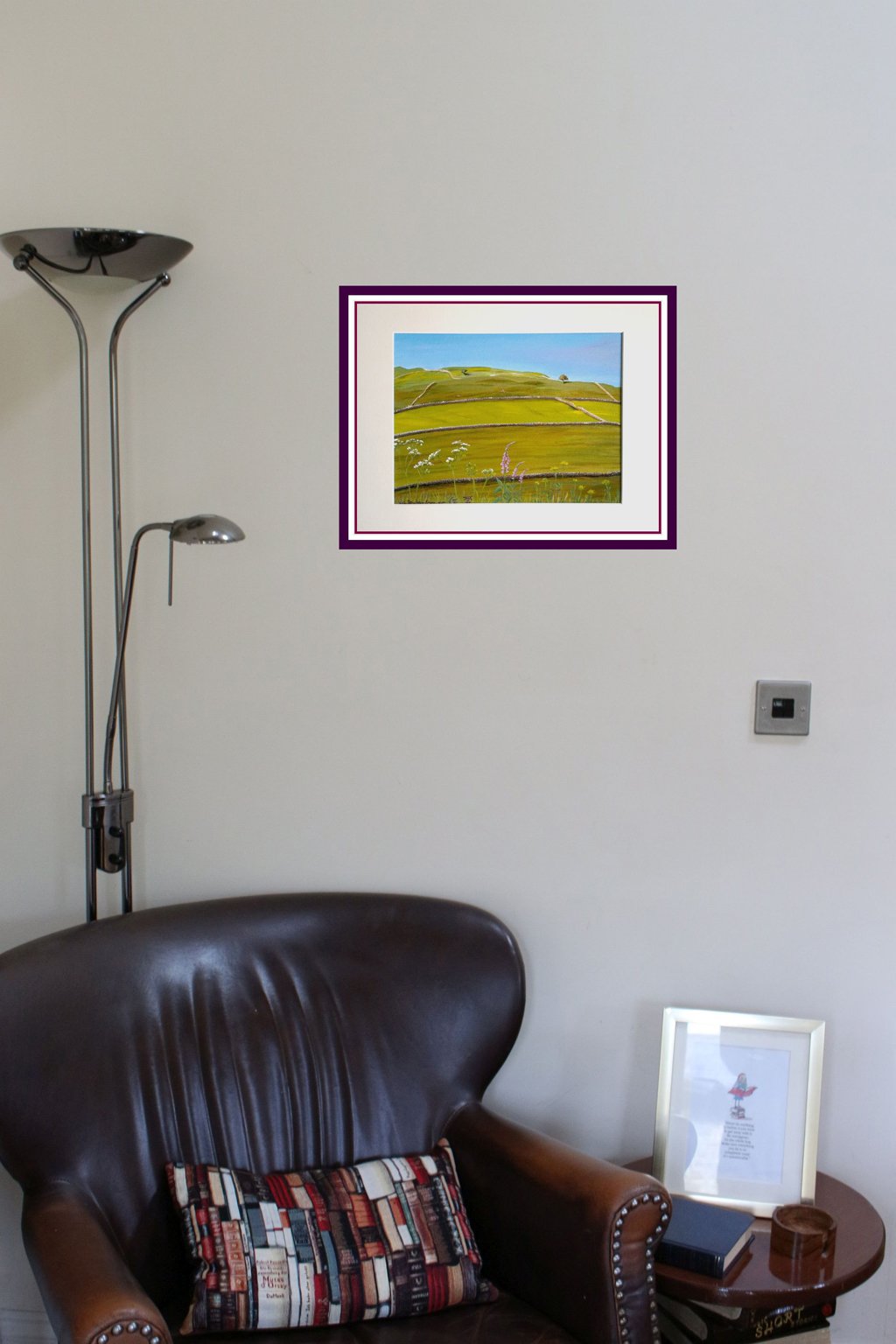 Sweadale's Wildflowers Meadow Painting - Rhia Janta-Cooper Fine Art