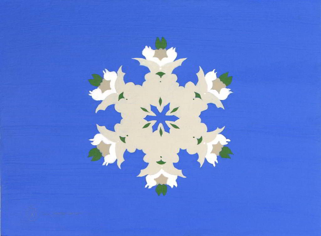 White Roses of York V - Symmetrical Balance - Rhia Janta-Cooper Fine Art